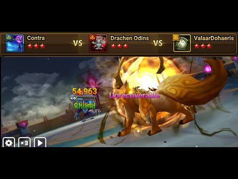 G3 SIEGE (S3 EU): Contra vs Drachen Odins vs ValaarDohaeris (Summoners War)