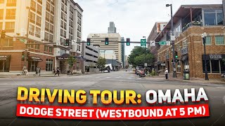 Omaha, Nebraska Driving Tour | Dodge Street (Westbound)