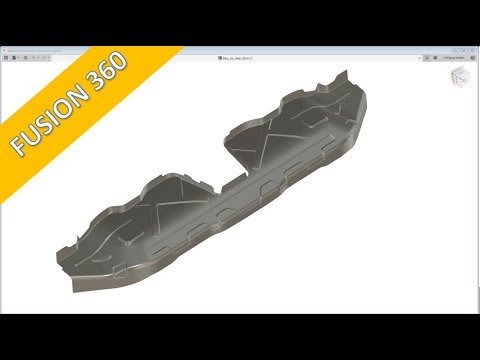 Crossbeam Part 1 - Fusion 360 Training - Surfaces