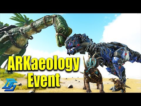 ARKaeology Event, TEK REX, Brachiosaurus, Stygimoloch ,Styracosaurus Skin - Ark Survival Evolved