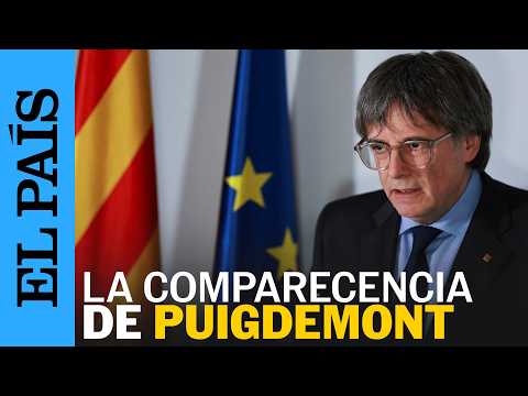 La comparecencia íntegra de Puigdemont en Warteloo tras la decisión del Constitucional | EL PAÍS