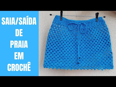 VERY EASY CROCHET BEACH COVER/SKIRT