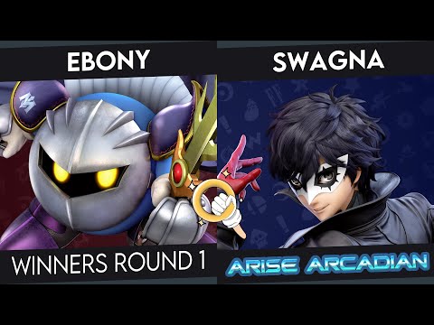 Arise Arcadian - Ebony (Meta Knight) Vs. Swagna (Joker) - WR1 - Smash Ultimate