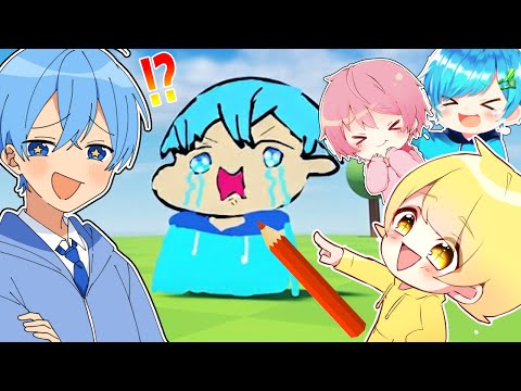 絵を描いたら動き出すゲームで有名実況者にドッキリしてみた結果！🎨🖌️【 ROBLOX / ロブロックス 】【まひてる】【まひとくん】【てるとくん】【ころんくん / からつけあっきぃ】