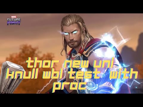 Marvel Future fight Thor love and thunder uniform gameplay Knull WBL