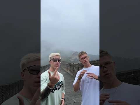 Great trap on Great Wall #beatbox #great #china #wall #madtwinz