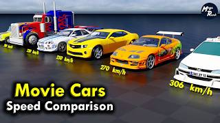 Download lagu Movie Cars Speed Comparison | 3D Comparison mp3