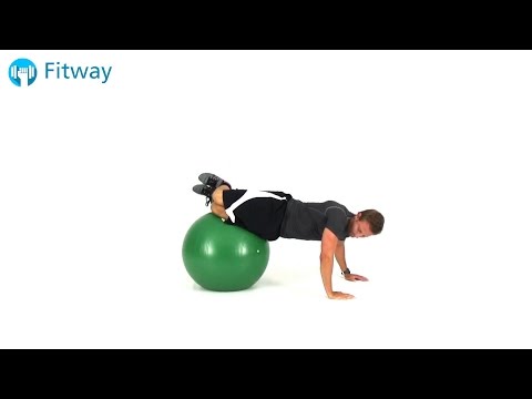 How To Do: Stability Ball Plank - Twist | Ab Workout Exercise