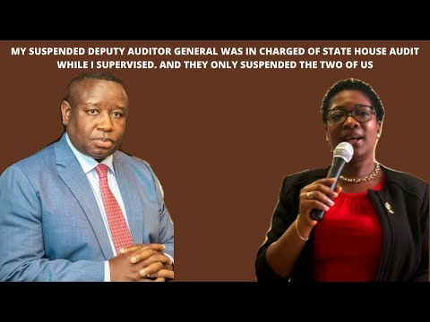 MORE REVALATIONS FROM THE SUSPENDED AUDITOR GENERAL ON HER SUSPENSION