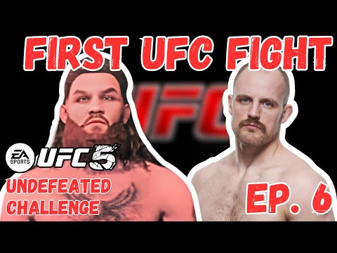Undefeated UFC 5 Career Mode Challenge: Ep. 6 Finally in the UFC!! (Legendary Difficulty)