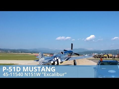 P-51D Mustang at SIAF 2015