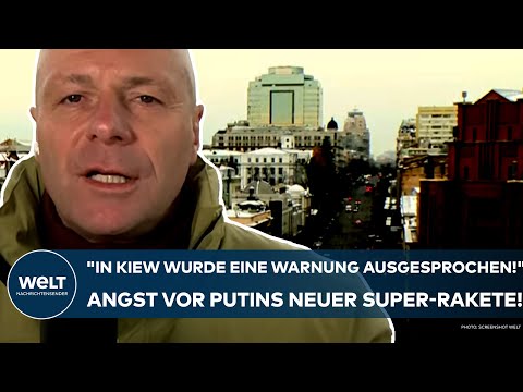 UKRAINE-KRIEG: Angst vor Putins neuer Super-Rakete! "In Kiew wurde eine Warnung ausgesprochen!"
