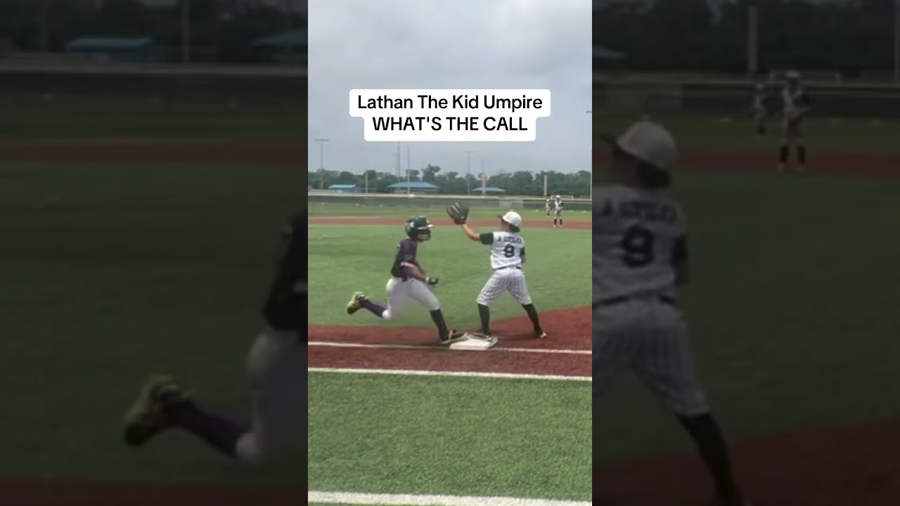 What’s the Call? Lathan the Kid Umpire