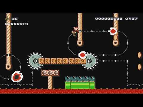 Dark Land Gorge 8-2 by Gnome - Super Mario Maker - No Commentary 1bq