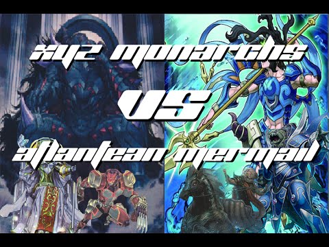 Yu-Gi-Oh Atlantean Mermail Vs Xyz Monarchs - Full Match (June 2016)
