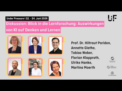 Video: Blick in die Lernforschung – Auswirkungen von KI auf Denken und Lernen