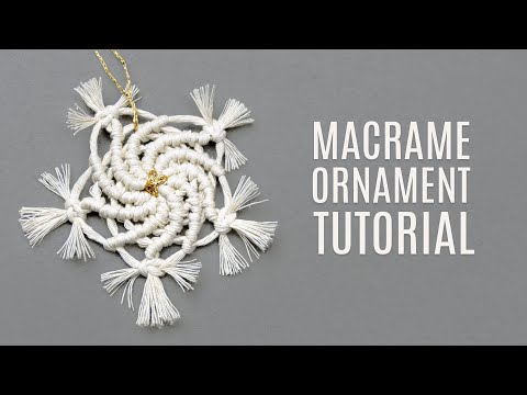 MACRAME LEAF PATTERN for Brooch Keychain Flower Wall Decor