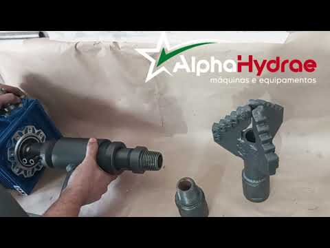 Cabeça d'água e broca para poço