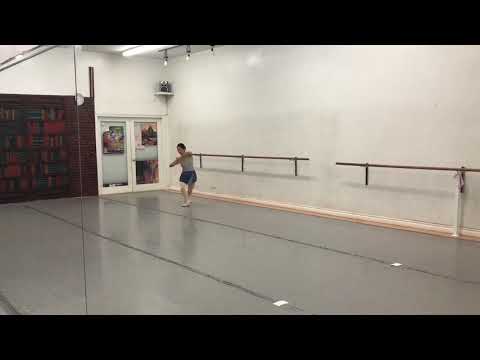 Spartacus- Adult ballet variation class. Final run