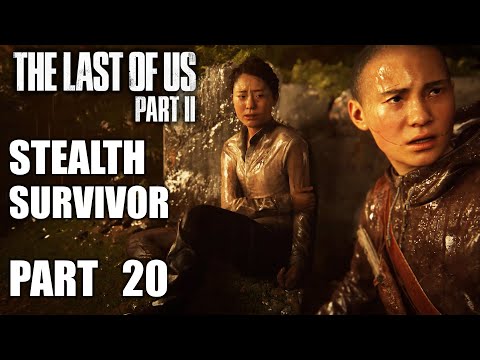 THE LAST OF US PART 2 Stealth Survivor Gameplay Walkthrough Part 20 – the Escape with Yara and Lev