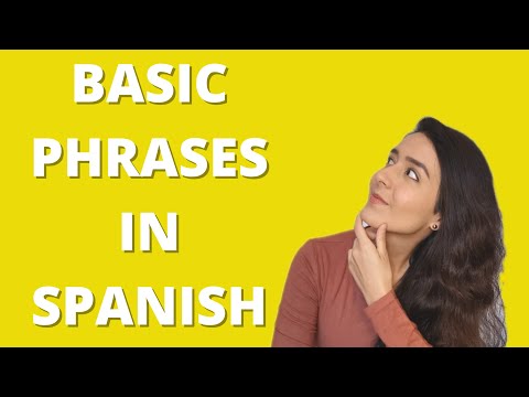 Learn Basic Phrases in Spanish - In 3 minutes!!