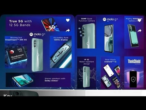 MOTOROLA G62 5G (Frosted Blue, 128 GB)(8 GB RAM) Unboxing