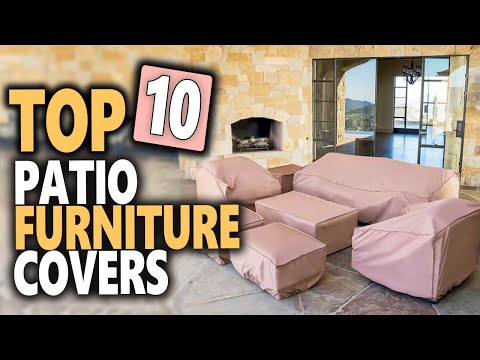Mrrihand 2pack Patio Chair Covers Waterproof 31" W x 38" D x 30" H and Patio Sofa Cover Waterproof 60" W×34" D×30" H video review thumbnail