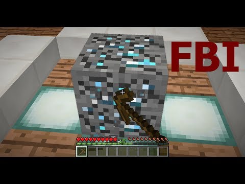 Minecraft FBI OPEN UP meme