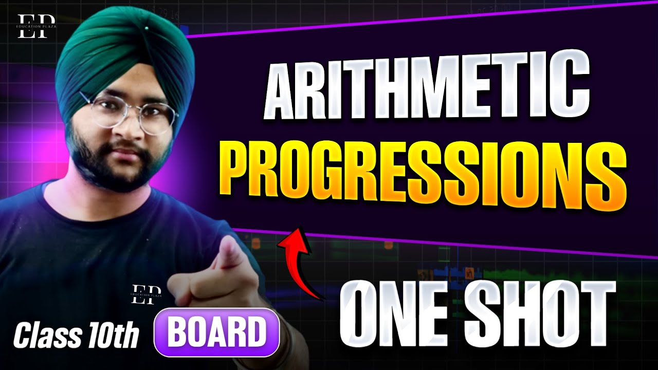 CBSE Class 10th | Arithmetic Progressions in One Shot🔥| CBSE 2025 | Ratan Kalra