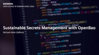 Sustainable Secrets Management with OpenBao
