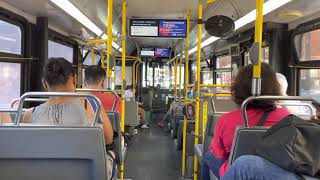 MTA NYC Bus: Short B8 bus ride from New Utrecht Av to Bath Av (9/19/21)