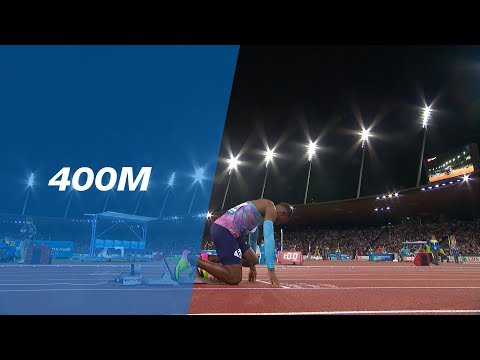 Isaac Makwala 43.95 Wins 400m Men As Steven Gardiner Falls Down - IAAF Diamond League Zürich 2017