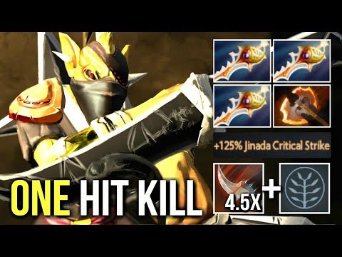 1 HIT 1 KILL Bounty Hunter 3x Divine Rapier +350% Crit Build by Waga Epic Gameplay 7.07 Dota 2