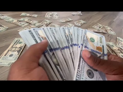 [ASMR Hype] COUNTING MONEY OVER $13,000 CASH *MOTIVATIONAL 💰