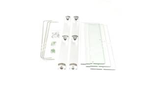 Triple Layer Glass Shelf - 40cm