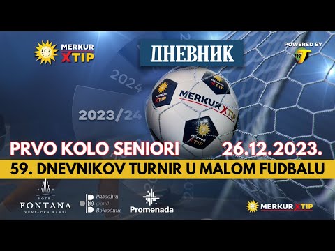 59. Dnevnikov turnir - Utorak 26.12.2023. (SENIORI, prvo kolo)