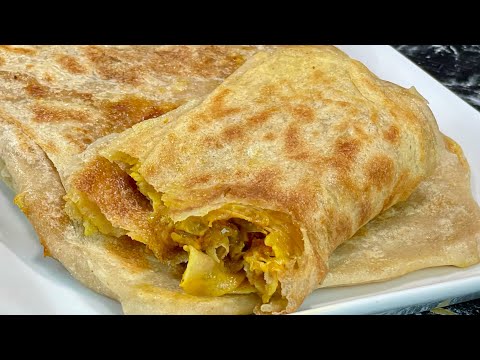 HERE IS THE SECRET TO FAIL-PROOF STUFFED MHAJEB/MSEMENS 👩🏻‍🍳 Saves time, Minimal kneading.