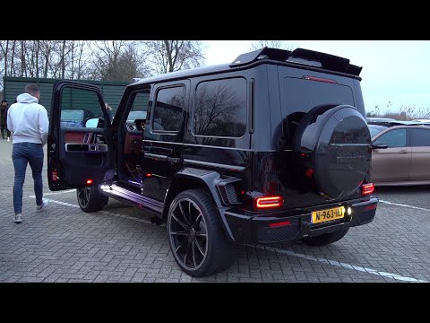 BRABUS 700 G63 4.0 BiTurbo V8 Widestar - Start Up & Accelerations!