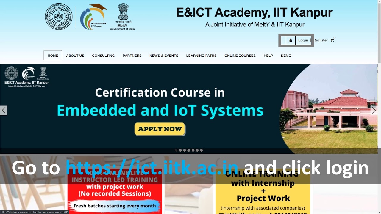 Download certificate from ICT Dashboard