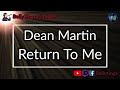 Dean Martin - Return To Me (Karaoke)