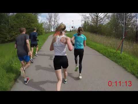 Träning 2020 - ÖAIK Halvmara 21,1 km (Löparperspektiv)