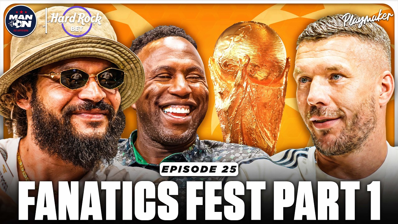 Lukas Podolski Joins Man On @ Fanatics Fest To Talk Germany National Team & FIFA World Cup Final!
