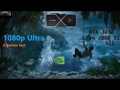 RTX 3090 vs RTX 2080 TI SLI | 1080p Ultra Rtx Mode Rendering % 50 On Benchmark Review