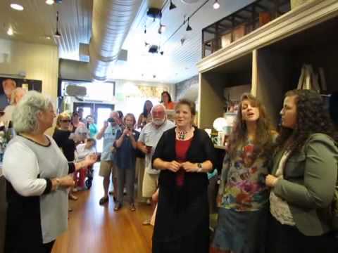 Singing for Paula Deen at Lady & Sons