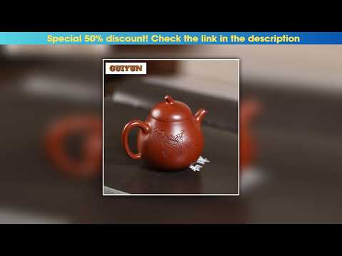 Deal 150ml Creative Yixing Purple Clay Teapots Handmade Eggplant Pot Raw Ore Red Leather Dragon Mud