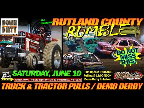 Devil's Bowl Speedway (VT) Rutland County Rumble & Dirt Track Racing 2017