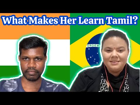 💥 Brazilian 🇧🇷 Speaks Tamil 🇮🇳  #tamillanguage  Tamil Roamer #tamilroamer