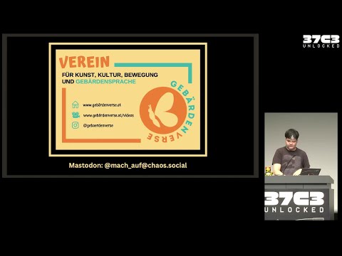 37C3 -  Öffnet eure Spaces für Gehörlose!