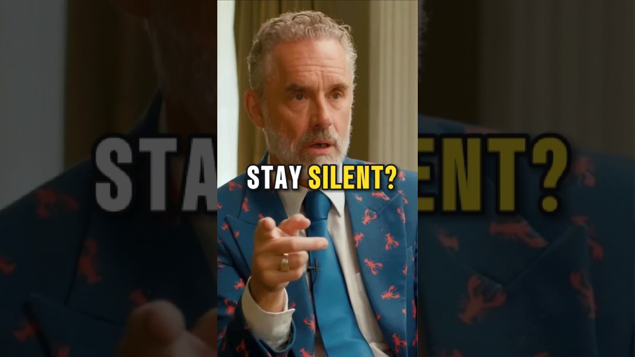 If You Stay Silent, This Is What Happens - Jordan Peterson