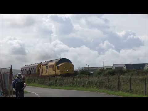 97302 powers away from Tywyn   13 07 2023